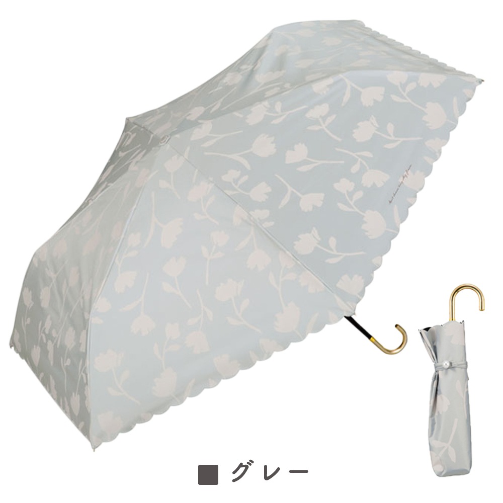 晴雨兼用傘 フラワーシャドウ 折りたたみ傘 遮光 UV UVカット 紫外線 コンパクト 傘 日焼け対策 紫外線カット 梅雨 オシャレ かわいい プレゼント 軽量 シンプル 無地 カラフル ブラック ホワイト グレー 大きめサイズ