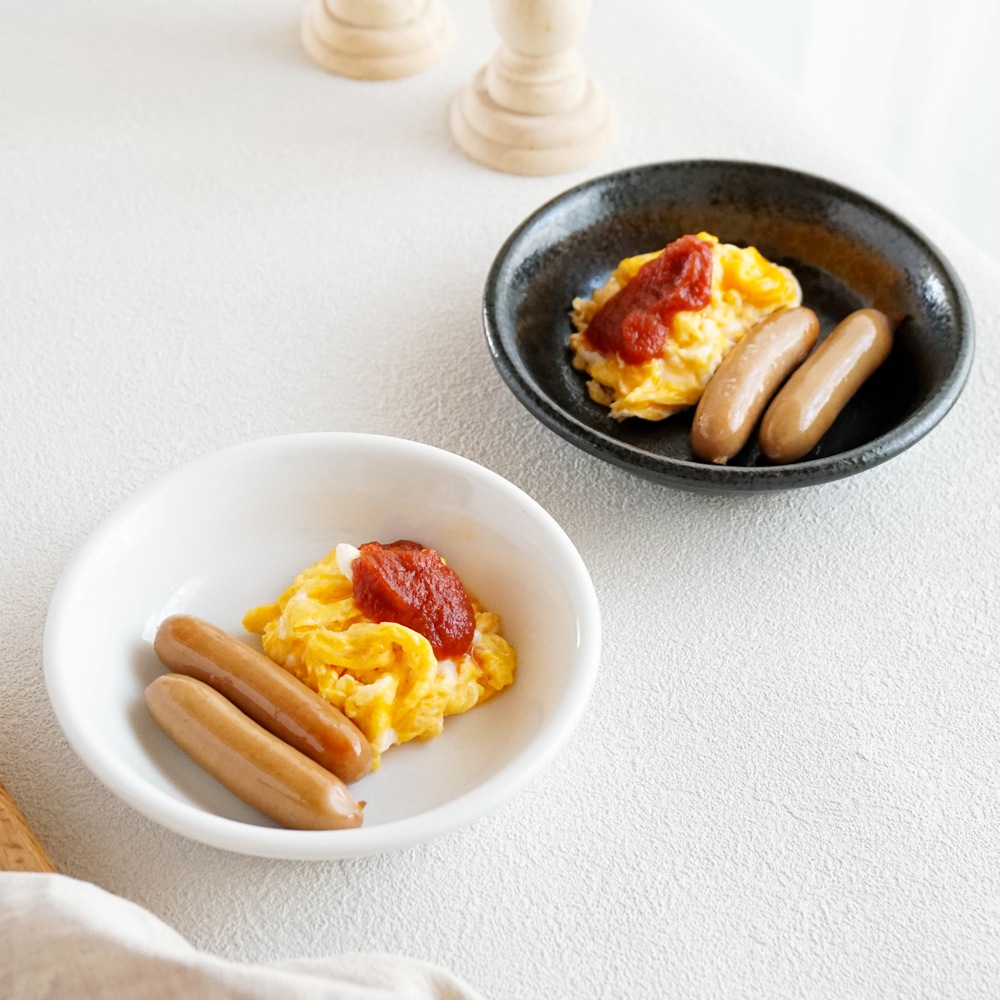 【STANDARD】16cm 深皿 皿 サラダ 丸皿 プレート 皿 白 黒 ホワイト ブラック おしゃれ 収納 カフェ食器 シンプル 美濃焼 磁器 ポーセラーツ BPAフリー ギフト 業務用 軽い 日本製