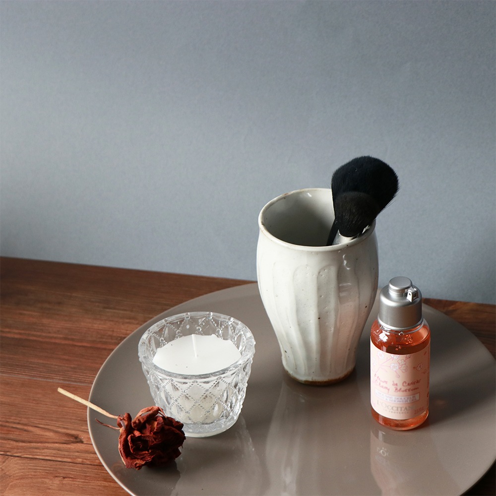 【380cc粉引削ぎカップ】