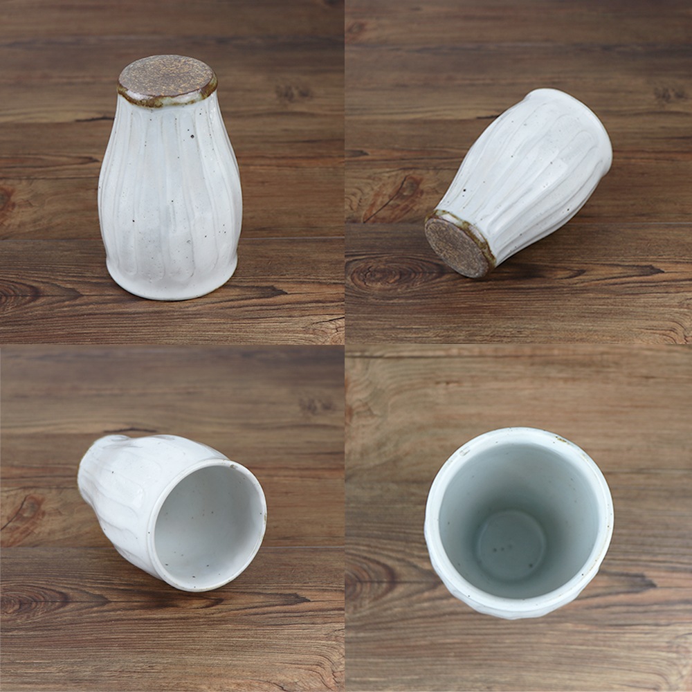 【380cc粉引削ぎカップ】