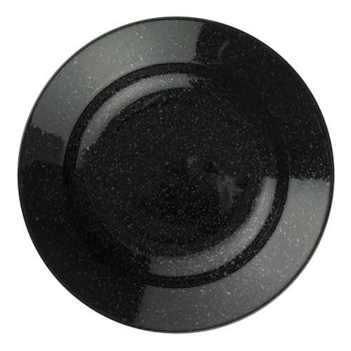 【YAMATSU STANDARD】21cm 中皿 ボウル スープ皿 カレー パスタ 盛り皿 丸皿 プレート 皿 白 黒 ホワイト ブラック おしゃれ 収納 カフェ食器 シンプル 美濃焼 磁器 ポーセラーツ BPAフリー ギフト 業務用 軽い 日本製