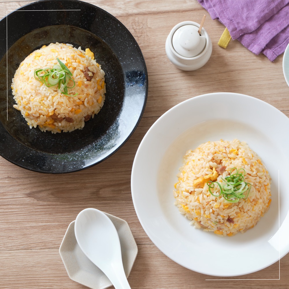 【YAMATSU STANDARD】21cm 中皿 ボウル スープ皿 カレー パスタ 盛り皿 丸皿 プレート 皿 白 黒 ホワイト ブラック おしゃれ 収納 カフェ食器 シンプル 美濃焼 磁器 ポーセラーツ BPAフリー ギフト 業務用 軽い 日本製