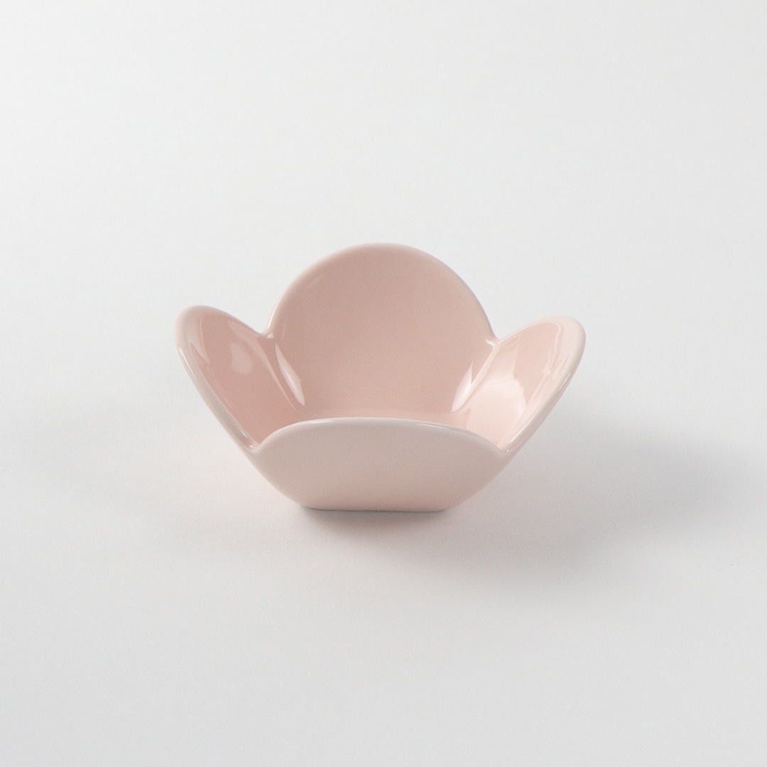 強化磁器 【9cm 花型小鉢 】
