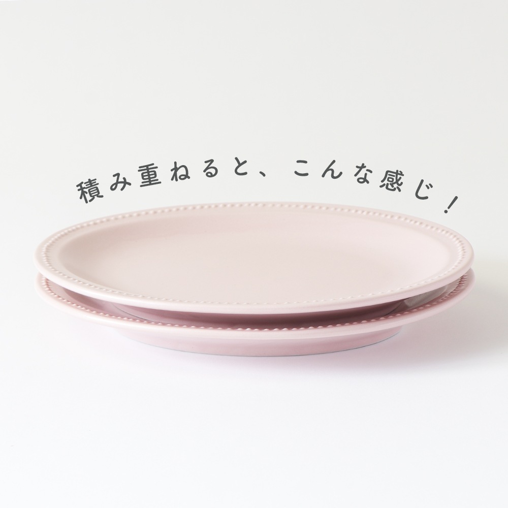 【22cm ドットプレート】