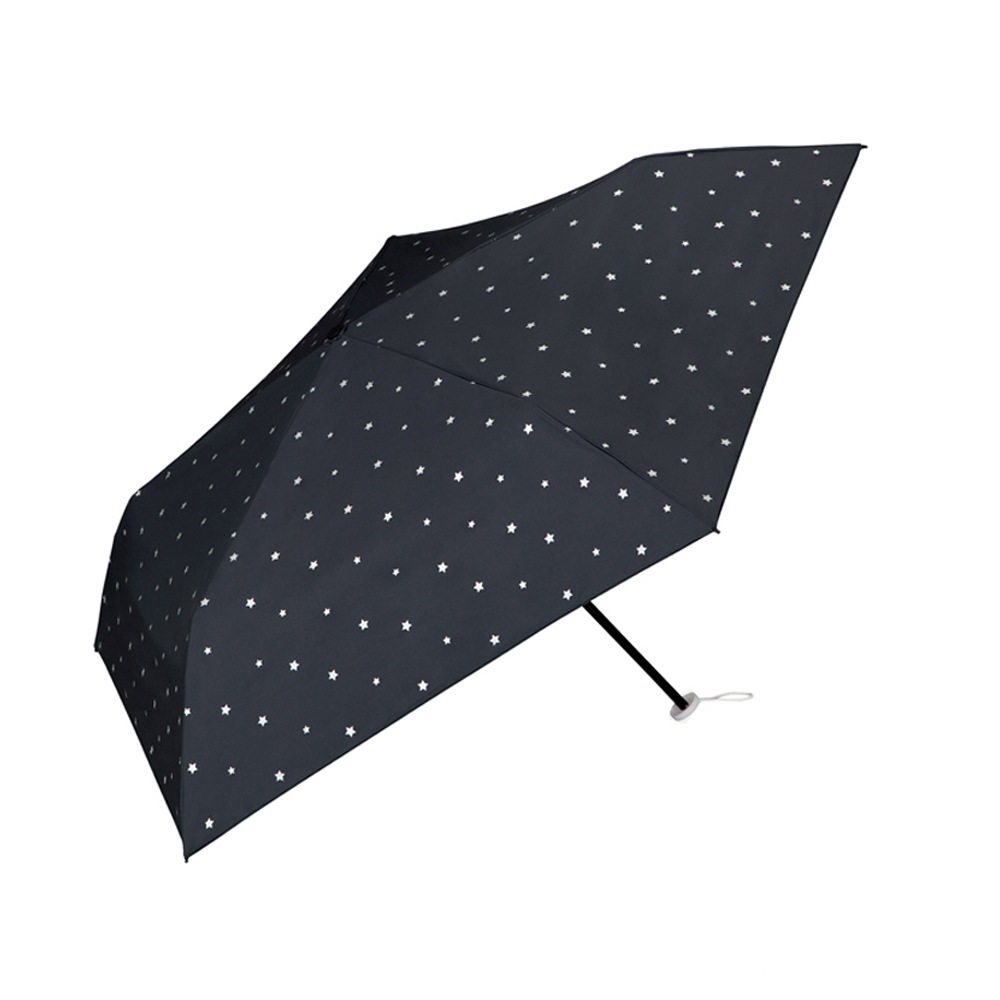 晴雨兼用傘 インサイドカラーtiny 折りたたみ傘 遮光 UV UVカット 紫外線 コンパクト 傘 日焼け対策 紫外線カット 梅雨 オシャレ かわいい プレゼント 軽量 シンプル 無地 カラフル オフホワイト ブラック 星 スター ベーシックカラー 星柄 超軽量