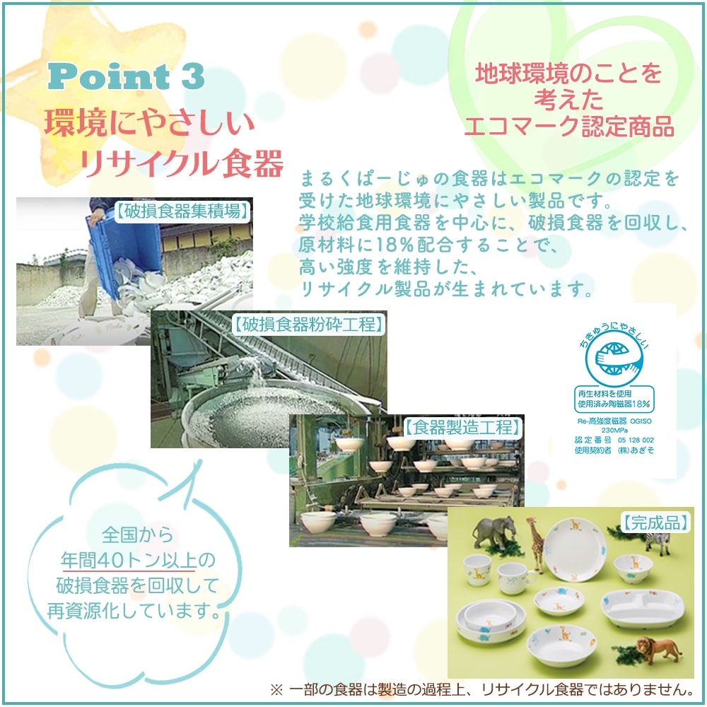 さらに食べやすく使いやすく!すくいやすいこども食器 【14.5㎝スタック皿】