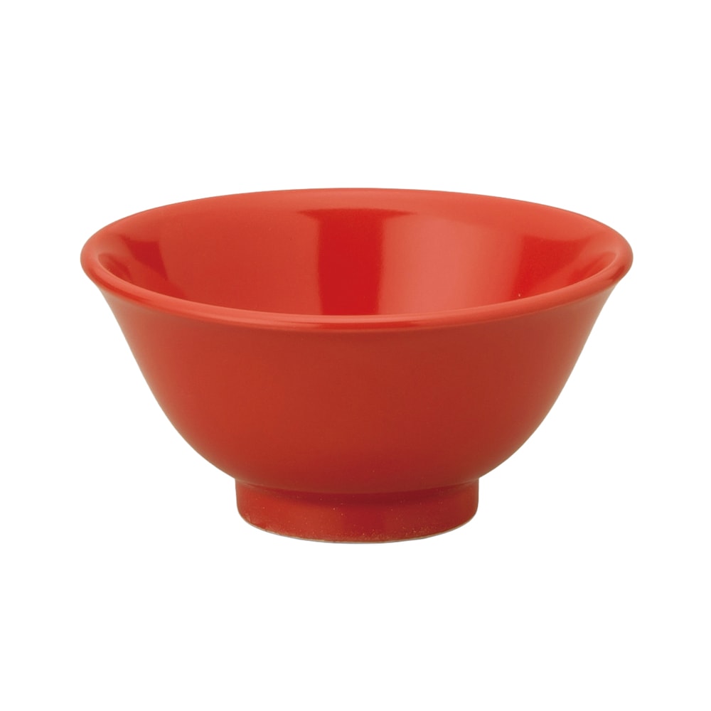 【YAMATSU STANDARD】【 紅中華 ボール レッド 】 12cm 茶碗