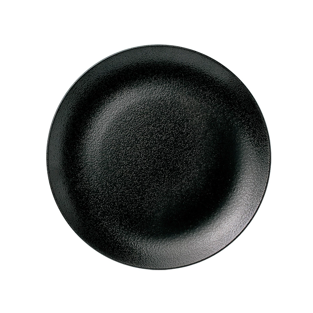 【YAMATSU STANDARD】【 和風中華 メタ玉皿 黒耀 】 28cm 26cm 24cm 21cm 19cm 16cm  皿