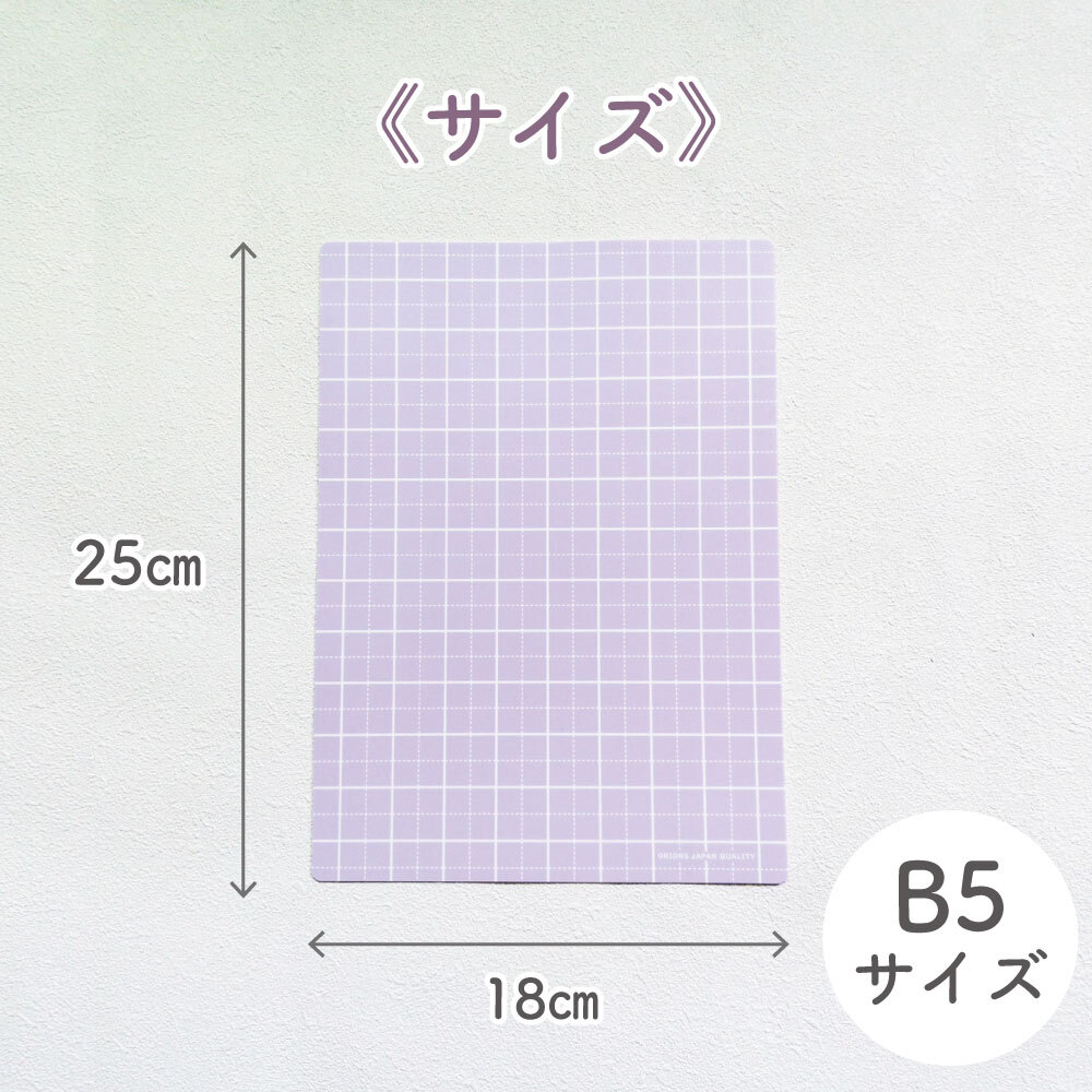 筆圧が弱くてもしっかり書ける！《しっかりシタ字キ B5》 ソフトタイプ 目に優しいカラー 両面使い 下敷き 便利アイテム 授業に マス目付き 【共栄プラスチック】シンプル やわらかい 勉強 家庭学習 自主学習 はじめてのお勉強 幼児