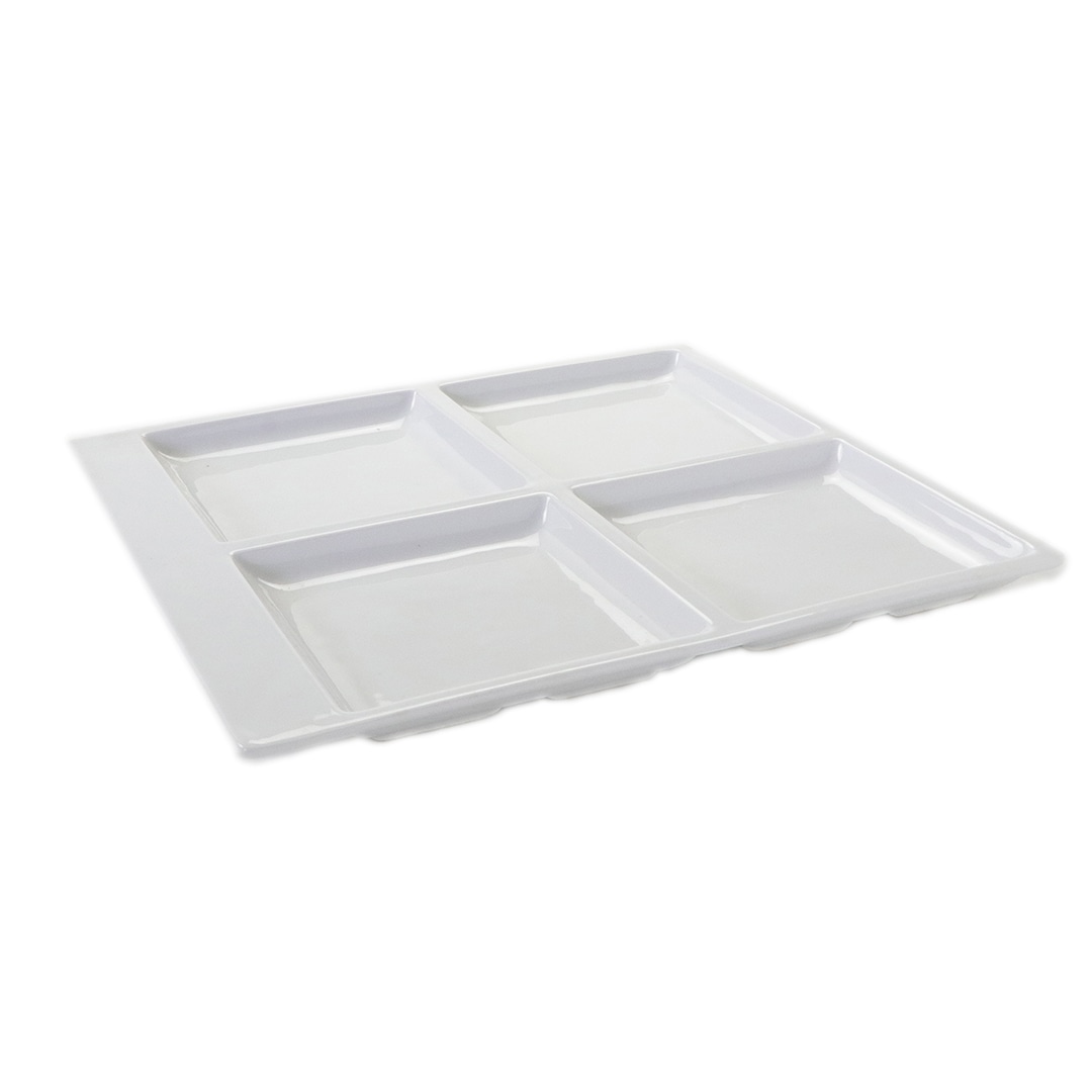 22cm四ツ仕切プレート | 子ども・キッズ食器 | まるくぱーじゅ【公式SHOP】