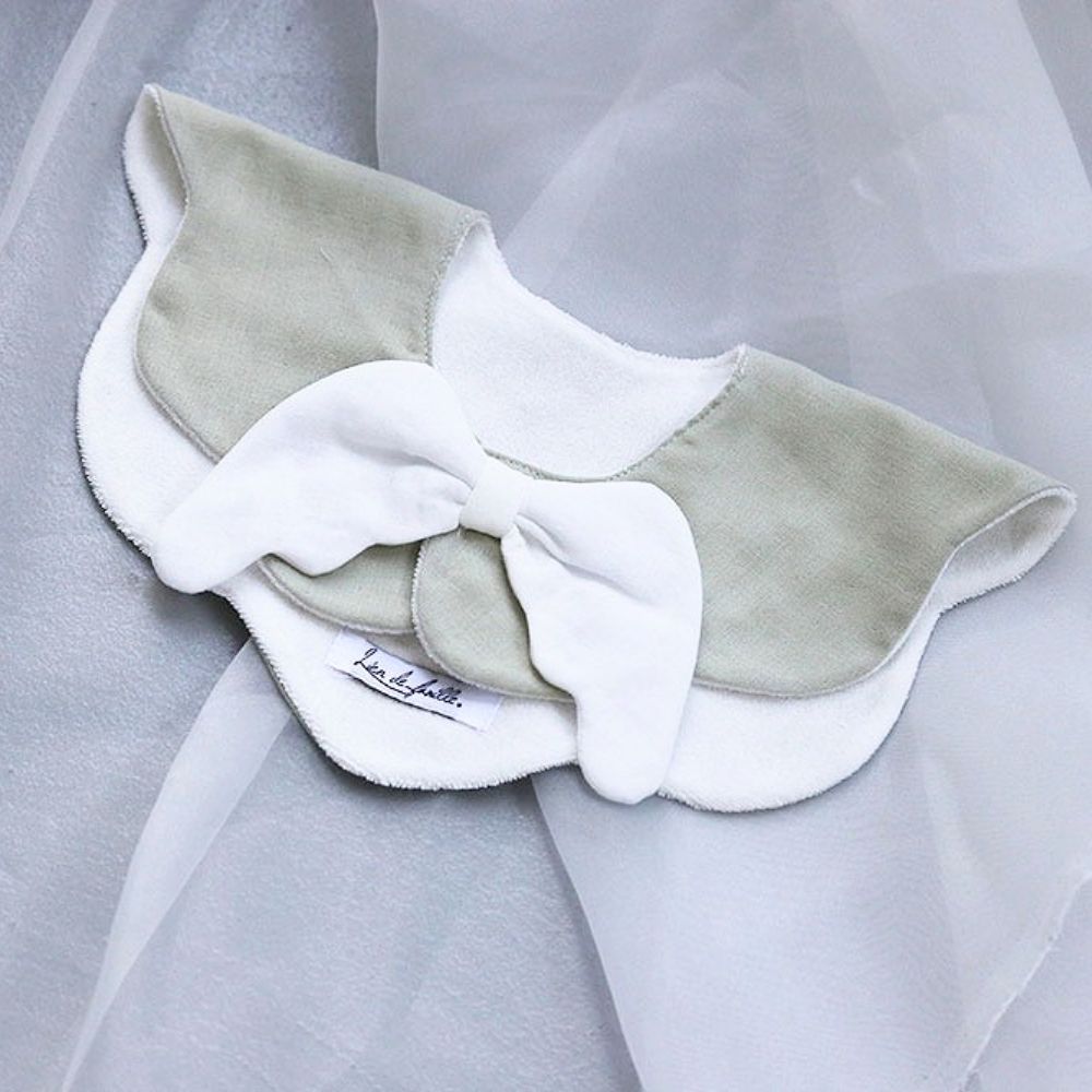 《在庫処分 半額》【大人気】コットン100% もこもこ天使のスタイ Lien de famille リヤンドファミーユ 《ギフトBOX付き》キララ