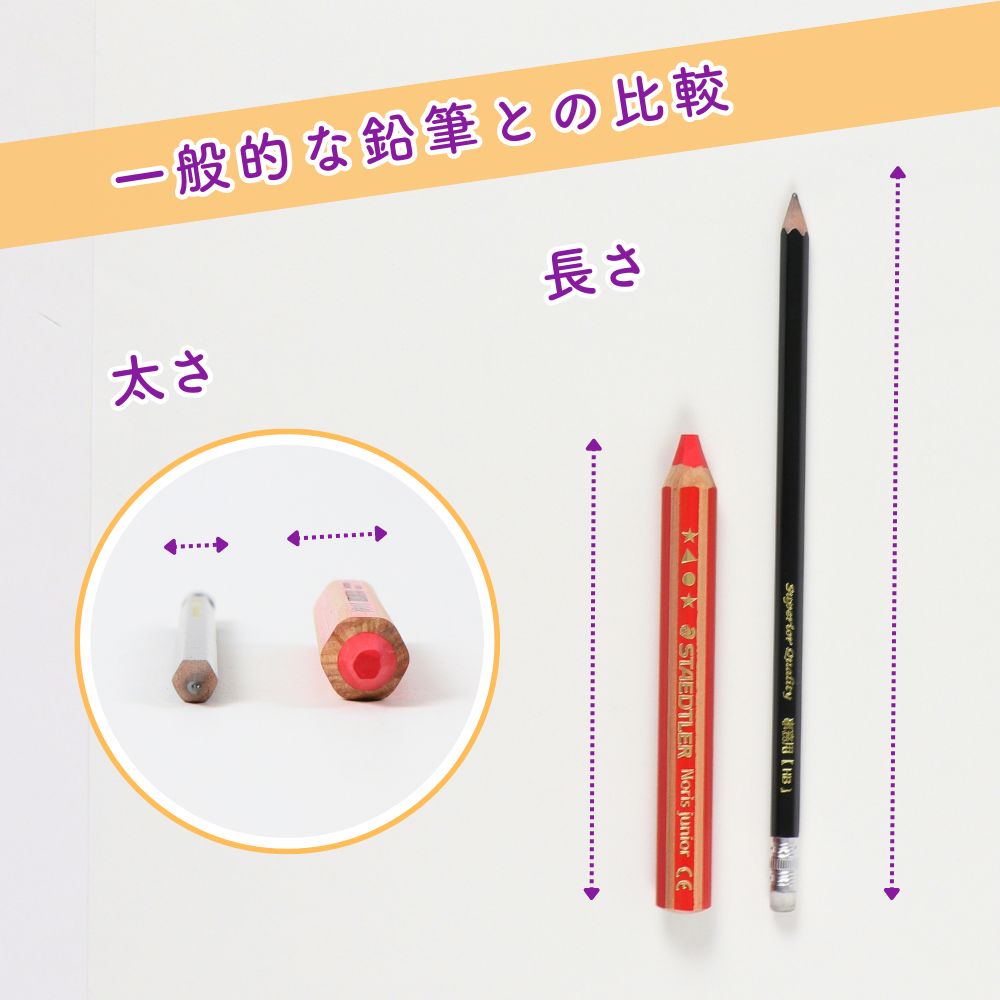 はじめて持つのにピッタリの太軸！《ノリスジュニア 色えんぴつ 6本》お絵描き おえかき ガラス 紙 プラスチック 汚れにくい 洗濯 子ども 図工 工作 塗り絵 クレヨン 水彩 色鉛筆  6色  ドイツ製 ヨーロッパ プレゼント 男の子 女の子 幼児