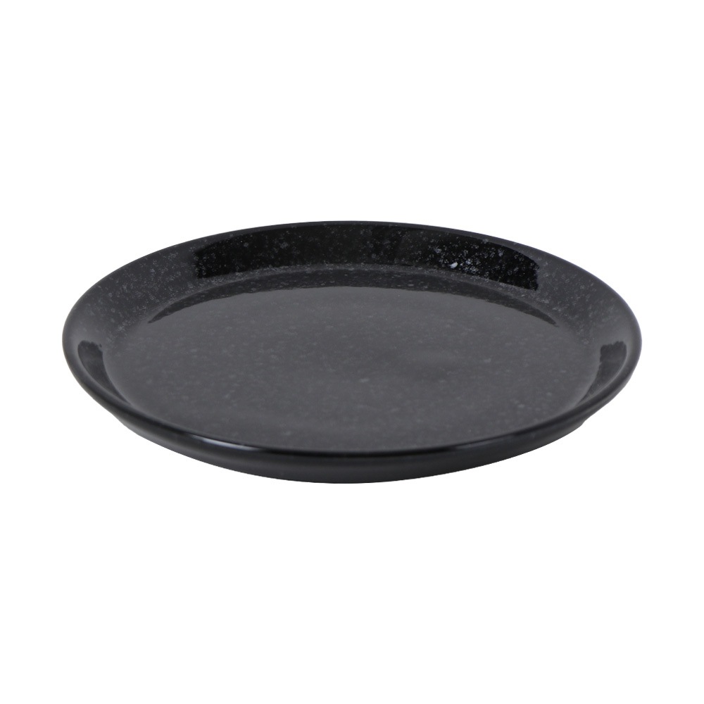 【YAMATSU STANDARD】16cm 小皿 平皿 取り皿 おやつ 丸皿 プレート 皿 白 黒 ホワイト ブラック おしゃれ 収納 カフェ食器 シンプル 美濃焼 磁器 ポーセラーツ BPAフリー ギフト 業務用 軽い 日本製