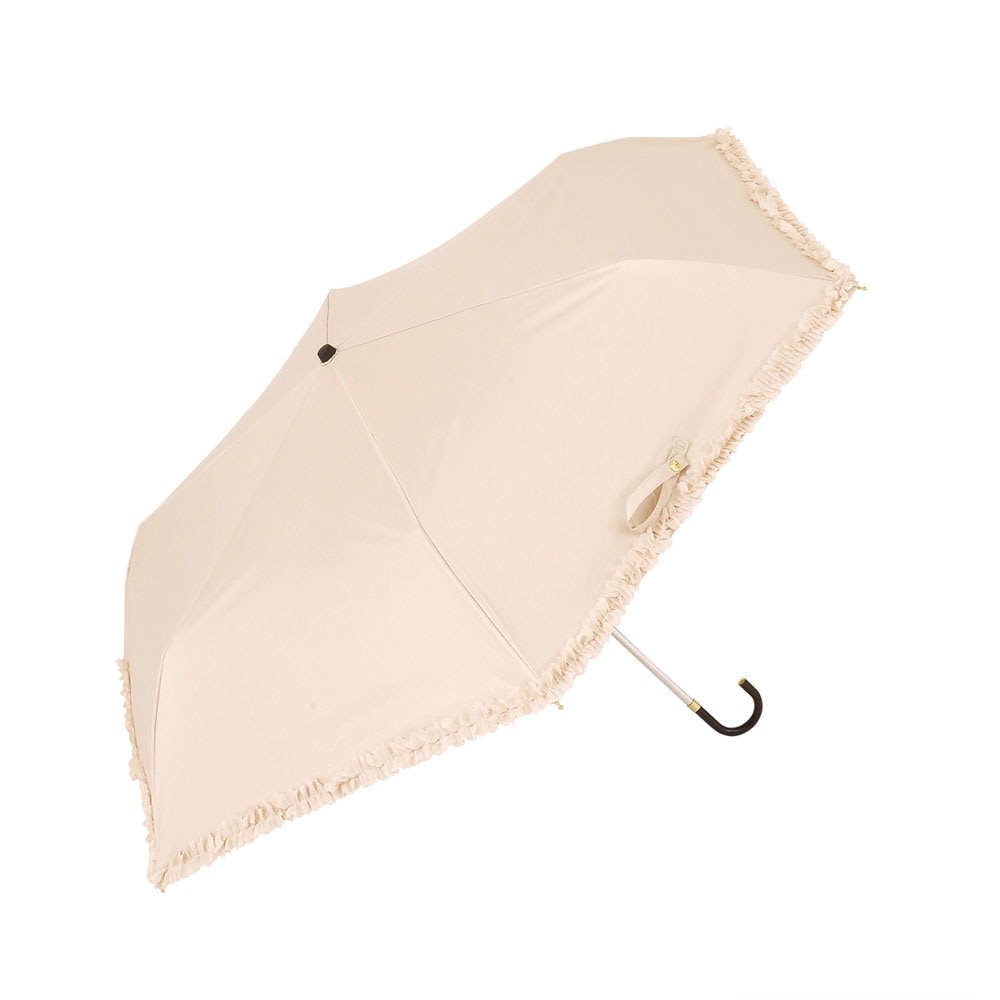 晴雨兼用傘フリル 折りたたみ傘 遮光 UV UVカット 紫外線 コンパクト 傘 日焼け対策 紫外線カット 梅雨 オシャレ かわいい プレゼント 軽量 シンプル 無地 カラフル ブラック ネイビー ホワイト ベージュ フリル フリル付き