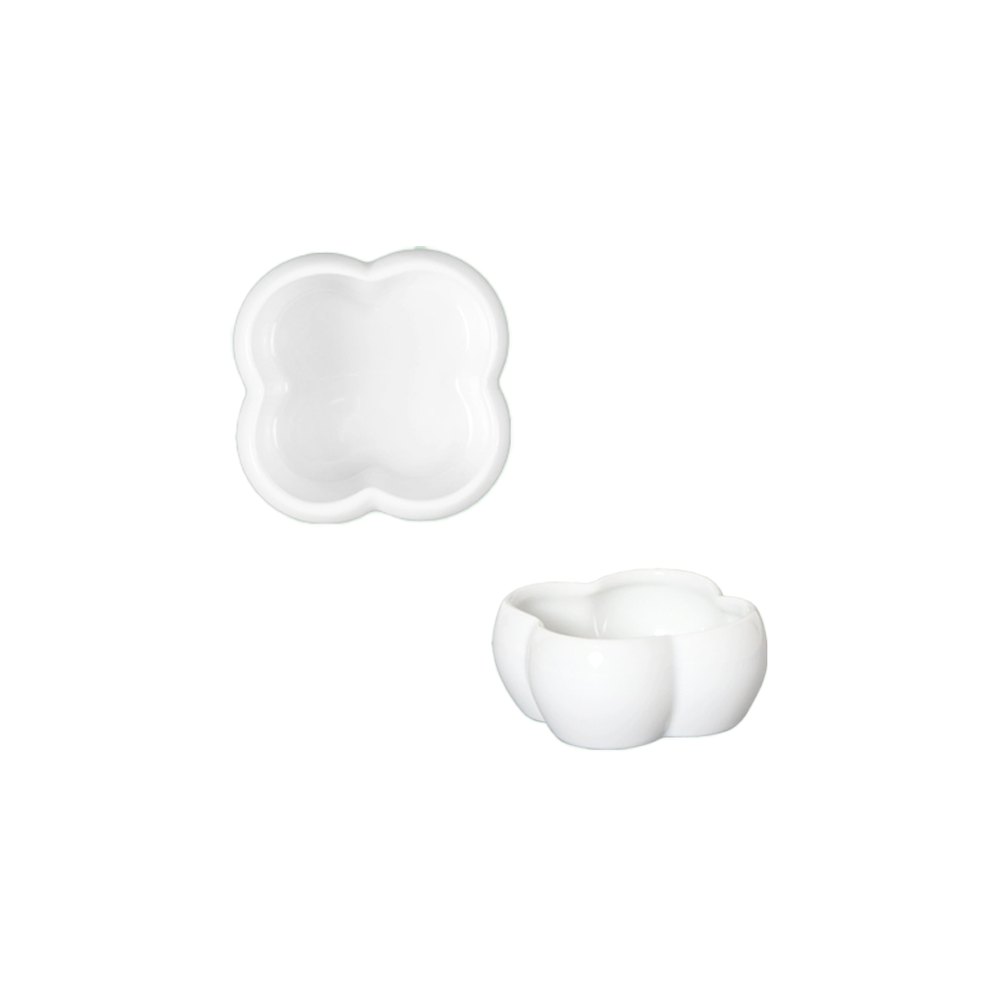 【新商品】14.5cm 9.8cm 四つ葉のクローバー 小鉢