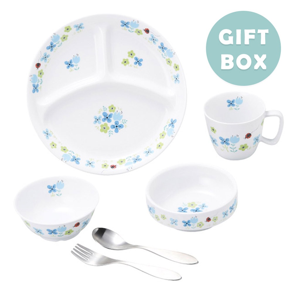 こども用食器4点&スプーンフォークセット【ギフト箱】