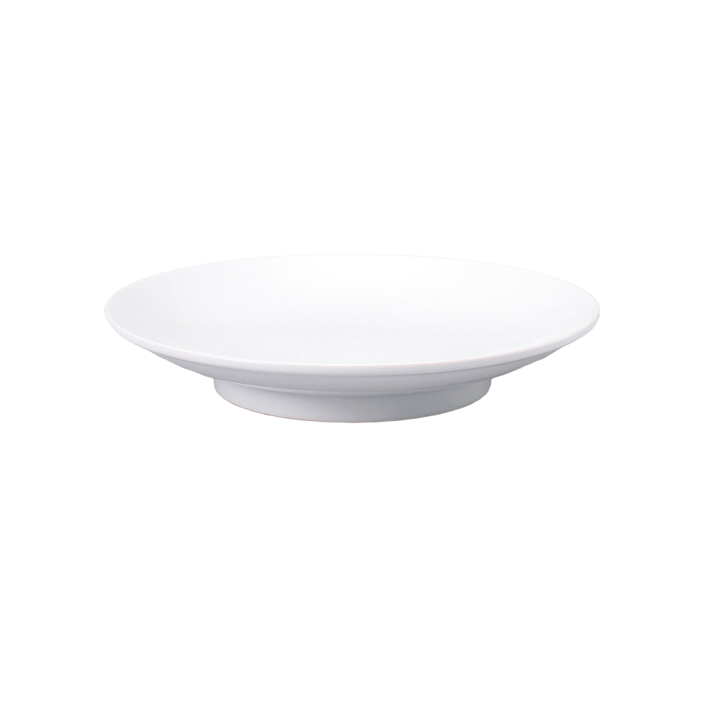 【YAMATSU STANDARD】【 白中華 高台皿 ホワイト 】 28cm 24cm 22cm 20cm 18cm 15cm 14cm 12cm 皿