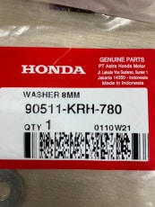 CRF150L/CRF250å㡼 8mm90511-KRH-780-BH@
