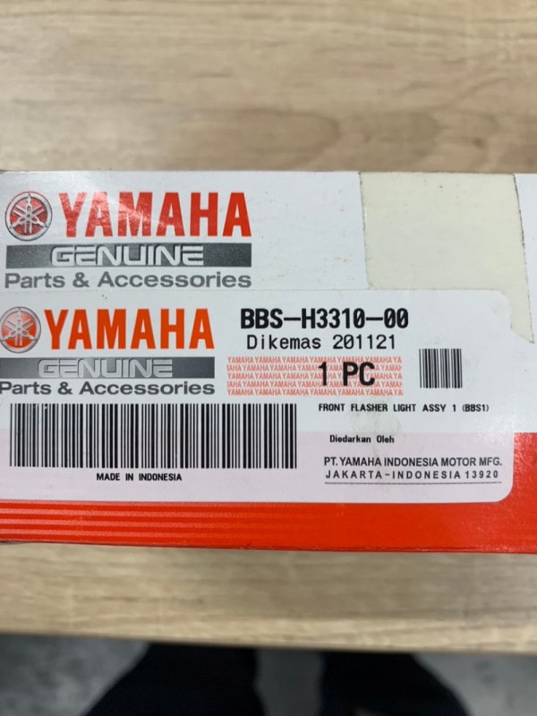 XSR155�����ե���ȥ����󥫡���FRONT FLASHER LIGHT ASSY 1��BBS-H3310-00-BT@