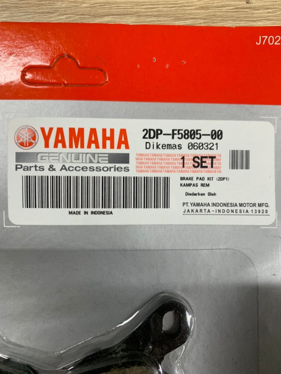 NMAX フロントブレーキパッド 2DP-F5805-00-BA@ | YAMAHA,New