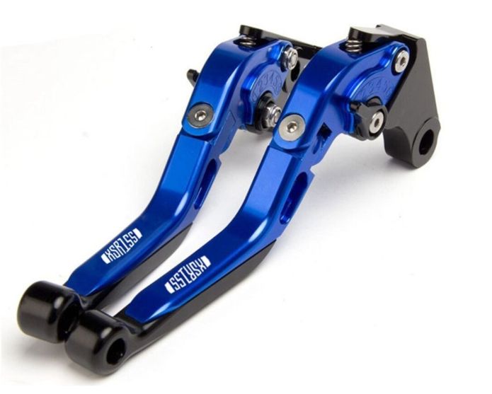 XSR155 フォールディングレバー ブルー FL-XSR155-BLU-SR2-1