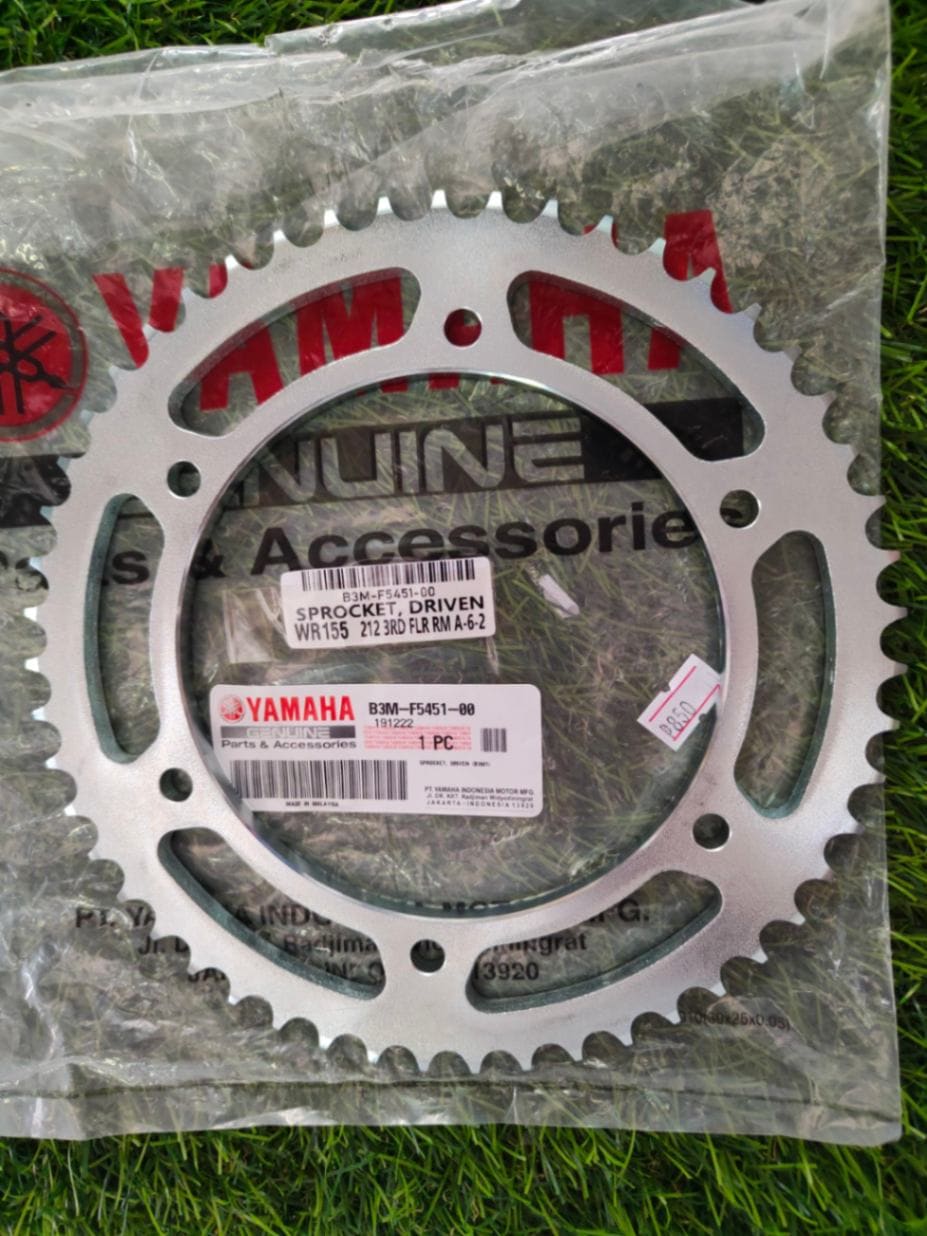 WR155R スプロケット, ドリブン B3M-F5451-00-H3@ | YAMAHA,WR155R