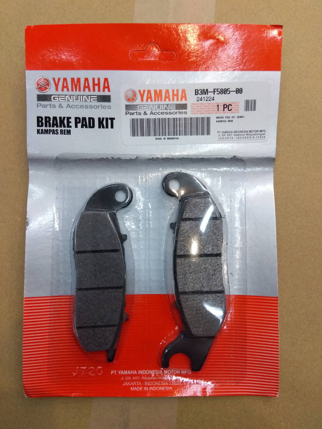 WR155 フロントブレーキパッド B3M-F5805-00-H4@ | YAMAHA,WR155R