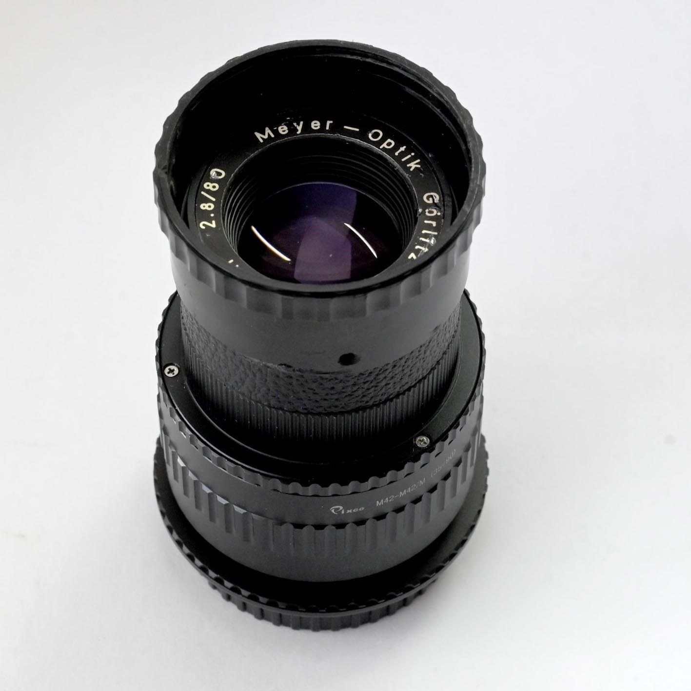キャノンRMマウント改造メイヤー製ダイアプラン80mm F2.8★Modified Caon RM mount Meyer-Optik Diaplan 2.8/80