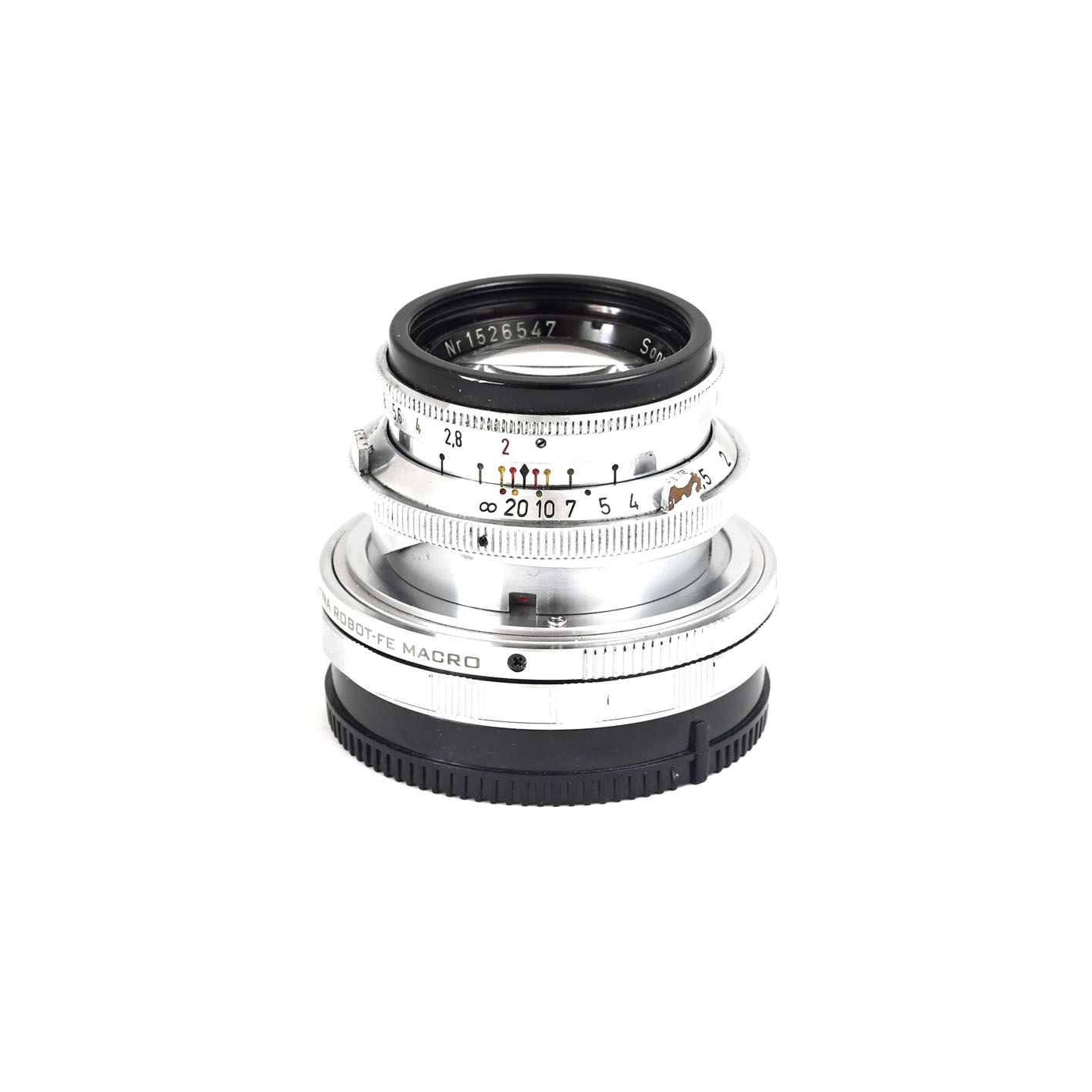 ソニーEヘリコイドアダプター付き カールツァイス製ロボット・ロイヤル36 ゾナー50mmF2★Carl Zeiss Robot Royal36 Sonnar 2/50 with Sony E adapter