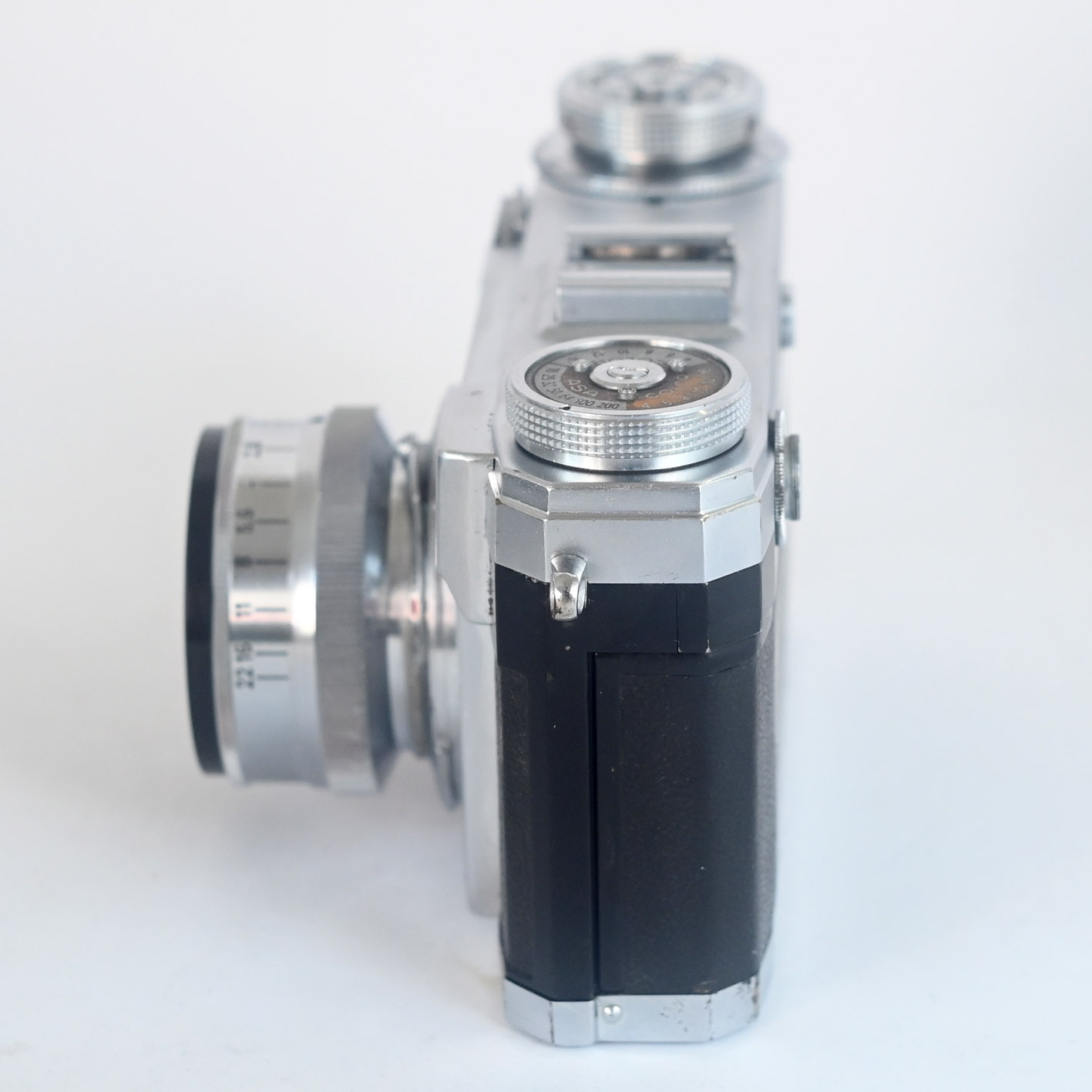 ゾナー50mmF2付きツァイスイコン製コンタックスIIa(関東カメラ修理納品書あり)★Contax IIa All working with Zeiss Jena Sonnar2/50