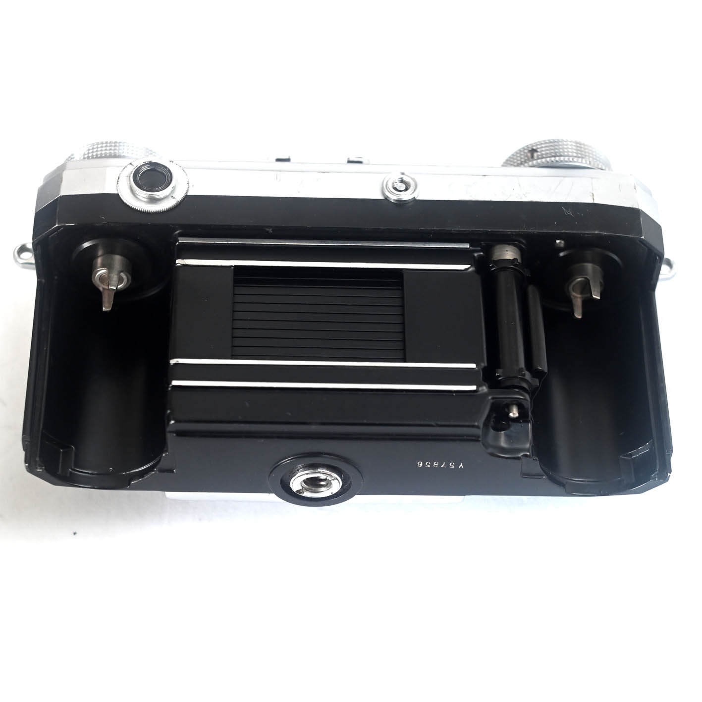 ゾナー50mmF2付きツァイスイコン製コンタックスIIa(関東カメラ修理納品書あり)★Contax IIa All working with Zeiss Jena Sonnar2/50