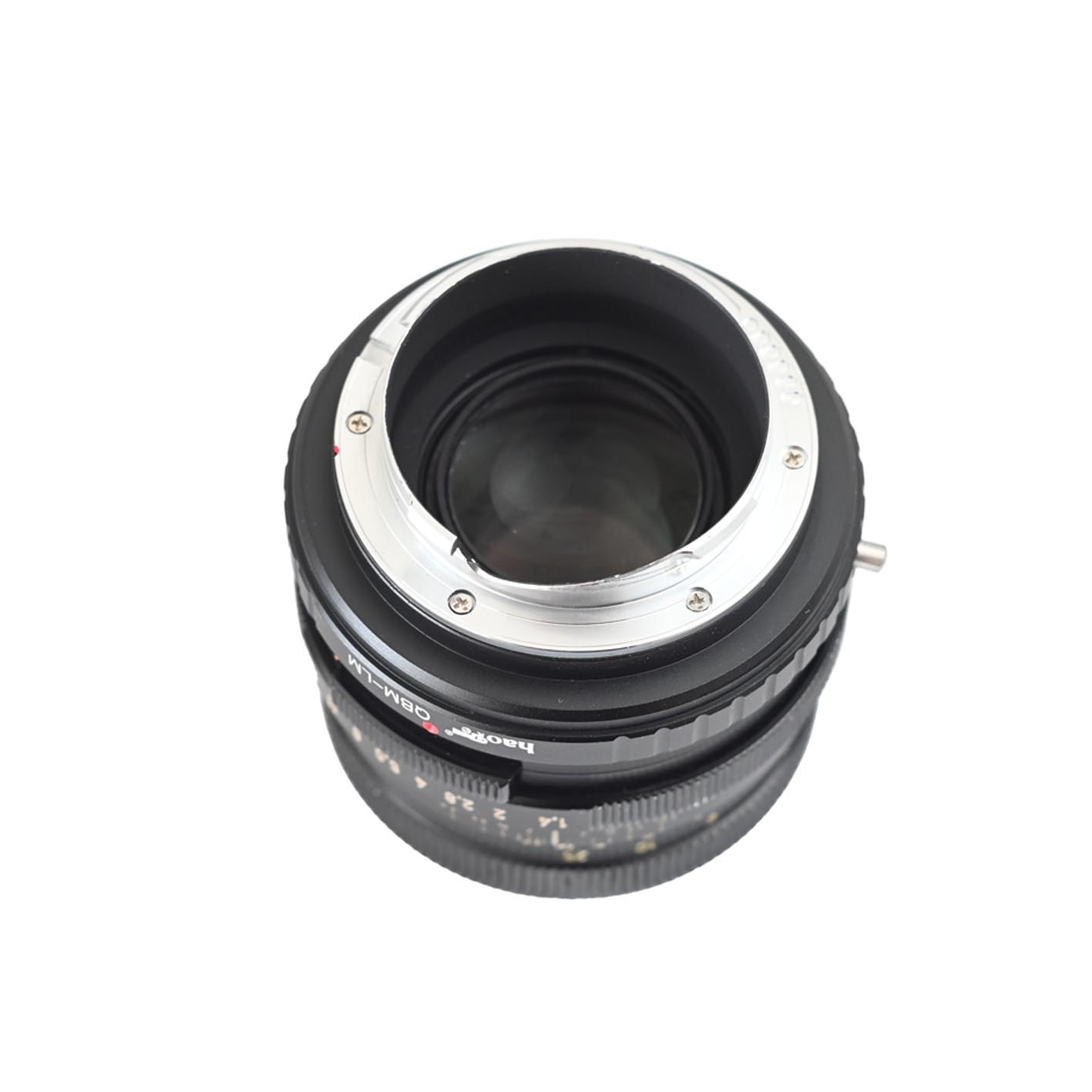 ローライQBM→ライカMアダプター付きカールツァイス製HFTプラナー50mm F1.4★Carl Zeiss HFT Planar 1.4/50 with LeicaM  adapter