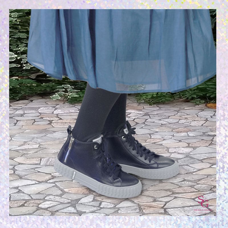 ROSTORY CHILD シルバー ハイカットスニーカー ジッパー付き ROSTORY CHILD ロストリーチャイルド》3005 レオパード 【会員