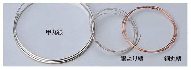 銀より線 0.3φ(1m)：銀粘土や七宝などのクラフト材料販売【クラフト