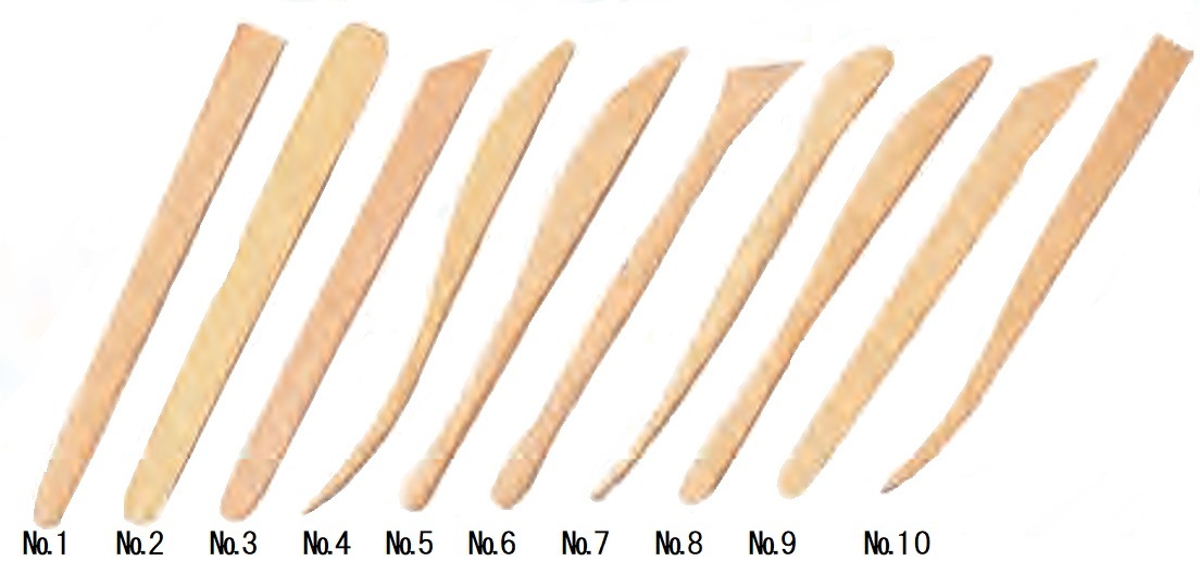 彫塑用ヘラ 8号：銀粘土や七宝などのクラフト材料販売【クラフトNK3】