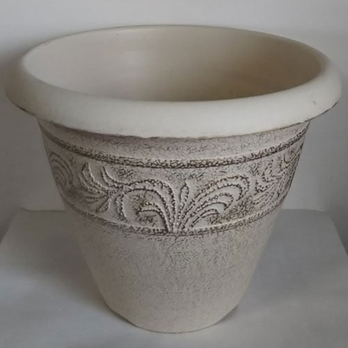 アンティーク プラスチック鉢 （タブレット クリームゴールド） 数量