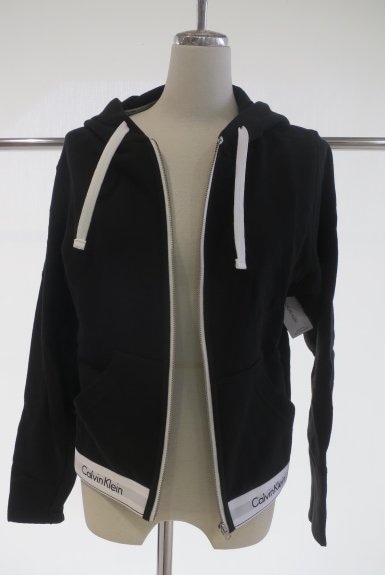 CALVIN KLEIN MODERN COTTON LOUNGEWEAR - ジップアップトップ