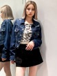 【SALE】　GYDA　リヨセルダメージショートデニムGジャン　0724402057
