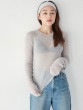 【SALE】　Ungrid  シアーフィットニット　1124526077|Ungrid (アングリッド)    　
