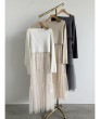 【SALE】COCO DEAL　ニットセットチュールティアードワンピース　75115002
