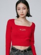【SALE】EMODA ストーンクロップドニット　0425126701