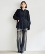 【SALE】COCODEAL　リメイクウエストスリットデザインデニムパンツ　75116042