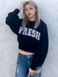 【SALE】GYDA　PRESH short ニットパーカー　0725126604