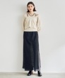 【SALE】COCODEAL　レースレイヤードスカパン　75116107