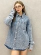 GYDA  ケミカルデニムLOOSEシャツ　0725204001