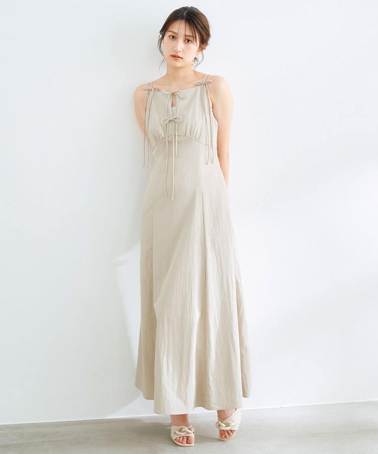 COCODEAL リボンキャミワンピース 75215287|apricot online shop