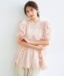 COCODEAL　シアーフリルブラウス　再入荷　75218383
