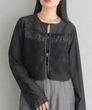 &g'aime アンジェム　フリンジMIXシアーボレロ　293-67700
