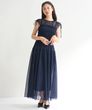 COCODEAL メッシュシャーリングワンピース　75515101