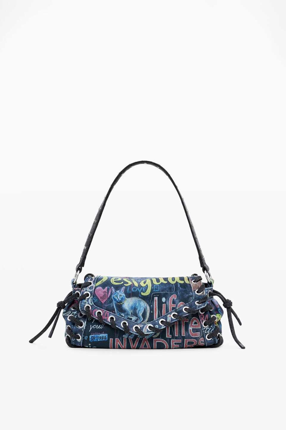 【定価¥17,900】新品未使用❣️ Desigual クロップドARTEMISA desigual ミディアムグラフィティバッグ 25WAXD22|apricot